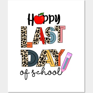 Funny Last Day of School Hilarious Gift Idea Posters and Art